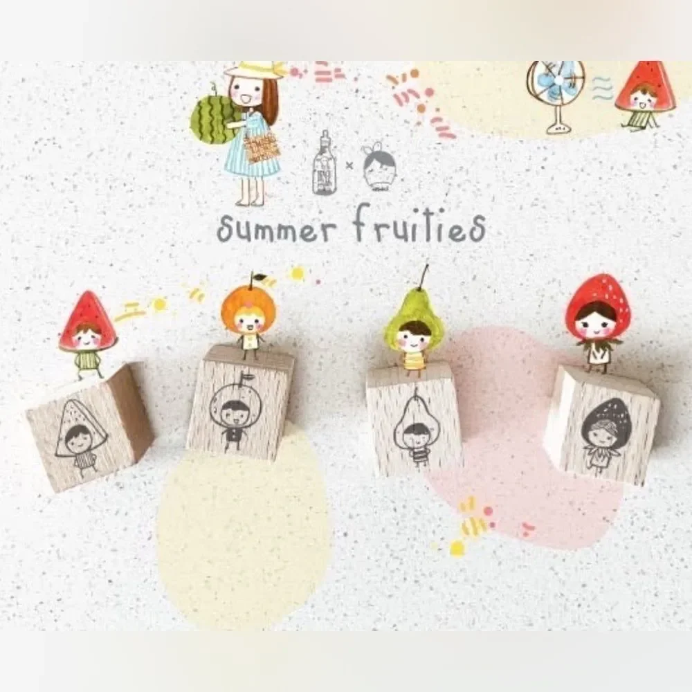 Black milk project Summer edition Woden mini stamps all new bundle of 8
